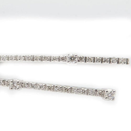 Bracelet RAY - Bracelet rigide en or blanc 18 ct et diamants 58 Facettes D359739LF