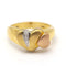 Bague 55 Bague Cœur - Bague en or jaune, rose et blanc 18 kt et diamants 58 Facettes D359898JC