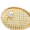 Pendentif Broche/Pendentif raquette de tennis en or jaune 18 carats et perle 58 Facettes D359908JC