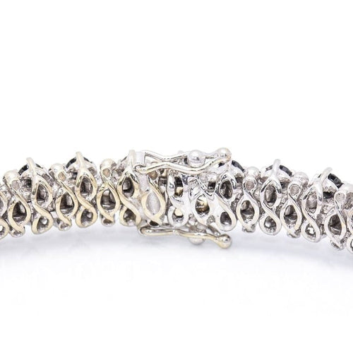 Bracelet Bracelet rivière - Bracelet en or blanc 18 ct et diamants 58 Facettes D359943LF