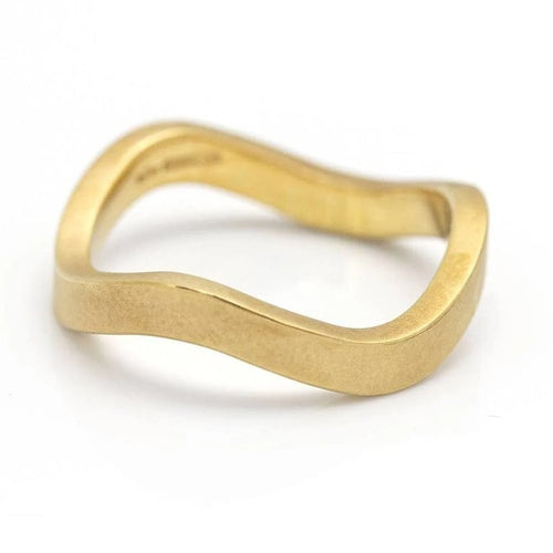 Bague 53 Niessing Waves - Bague en or jaune 18 ct 58 Facettes D359982JC