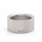 Bague 53 Niessing - Bague en acier sablé et diamants champagne 58 Facettes D359993JC