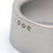 Bague 53 Niessing - Bague en acier sablé et diamants champagne 58 Facettes D359993JC