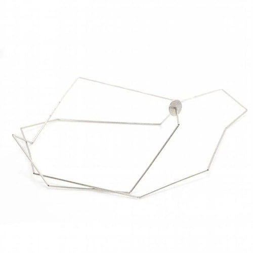 Collier Niessing - Collier design creux en platine 950 58 Facettes D359997JC