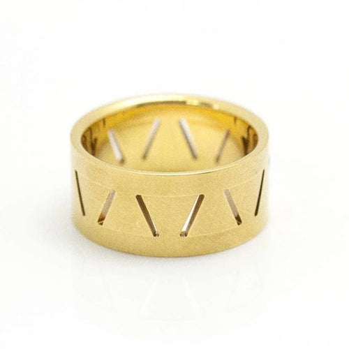 Bague 53 Niessing Meandro - Bague unisexe en or jaune 18 kt 58 Facettes D359983JC