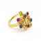 Bague 56.5 Color Bubbles - Bague en or jaune 18 carats et diamants 58 Facettes D360262JE