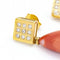 Boucles d'oreilles Boucles d'oreilles en or jaune 18 carats avec coraux et diamants 58 Facettes D360289JE