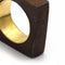 Bague 55 IRON - Bague en or jaune 18 ct avec perle baroque 58 Facettes D360263JE