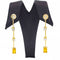 Boucles d'oreilles PAPARADSHA - Boucles d'oreilles en or jaune 18 carats, diamants et saphirs 58 Facettes D360284JE