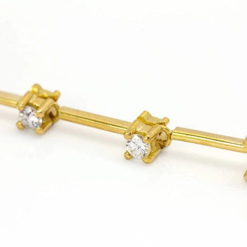 Boucles d'oreilles PAPARADSHA - Boucles d'oreilles en or jaune 18 carats, diamants et saphirs 58 Facettes D360284JE