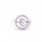 Bague 54 Salvini - Bague spirale en or blanc 18 carats et diamants 58 Facettes D360367CS