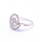 Bague 54 Salvini - Bague spirale en or blanc 18 carats et diamants 58 Facettes D360367CS
