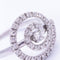 Bague 54 Salvini - Bague spirale en or blanc 18 carats et diamants 58 Facettes D360367CS
