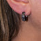 Boucles d'oreilles Damiani - Boucles d'oreilles en or blanc rhodié noir et diamants 58 Facettes D360375CS