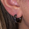 Boucles d'oreilles Damiani - Boucles d'oreilles en or blanc rhodié noir et diamants 58 Facettes D360375CS