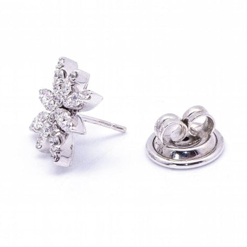 Boucles d'oreilles Pasquale Bruni Guirlanda - Boucles d'oreilles en or blanc 18 carats et diamants 58 Facettes D360378CS