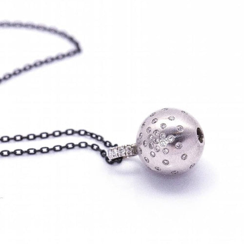 Collier MIMI 2 Ors - Collier en or blanc et or rose 18 carats et diamants 58 Facettes D360388CS
