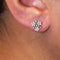 Boucles d'oreilles Pasquale Bruni Prato Fiorito - Boucles d’oreilles fleur en or blanc et diamants 58 Facettes D360382CS