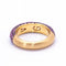 Bague 55 Bague en or rose 18 carats mat sertie de saphirs roses 58 Facettes D360394CS