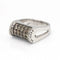 Bague 54 CENTOVENTUNO - Bague en or blanc 18 kt et diamants champagne 58 Facettes D360527FJ