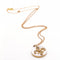 Collier Collier - Pendentif en or rose 18 carats, nacre et diamants 58 Facettes D360910FV