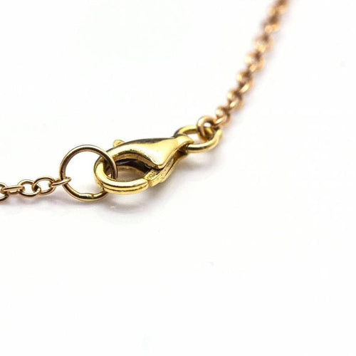 Collier Collier - Pendentif en or rose 18 carats, nacre et diamants 58 Facettes D360910FV