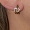 Boucles d'oreilles Boucles d'oreilles - Or jaune 18 carats et diamants taille brillant 58 Facettes D361042JC