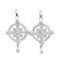 Boucles d'oreilles ALT - Boucles d'oreilles vintage en or blanc 18 carats et diamants 58 Facettes D361158SP