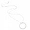 Collier Collier Cercle de vie en or blanc 18 carats et diamants 58 Facettes D361163SP