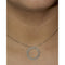 Collier Collier Cercle de vie en or blanc 18 carats et diamants 58 Facettes D361163SP