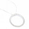 Collier Collier Cercle de vie en or blanc 18 carats et diamants 58 Facettes D361163SP