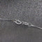Collier Collier Cercle de vie en or blanc 18 carats et diamants 58 Facettes D361163SP