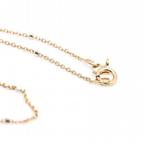 Collier LANZA - Collier en or rose 18 carats, diamants et nacre 58 Facettes D361160SP