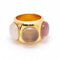Bague 54 Quarz Bubble - Bague en or rose 18 carats et quartz 58 Facettes D361603UZ