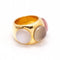 Bague 54 Quarz Bubble - Bague en or rose 18 carats et quartz 58 Facettes D361603UZ