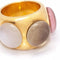 Bague 54 Quarz Bubble - Bague en or rose 18 carats et quartz 58 Facettes D361603UZ