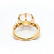 Bague 53 Pasquale Bruni Bon Ton - Bague fleur en or rose 18 carats et quartz blanc 58 Facettes D361619UZ