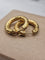 Boucles d'oreilles Boucles d’oreilles créoles vintage en or jaune 18 ct (années 1980) 58 Facettes CV-009
