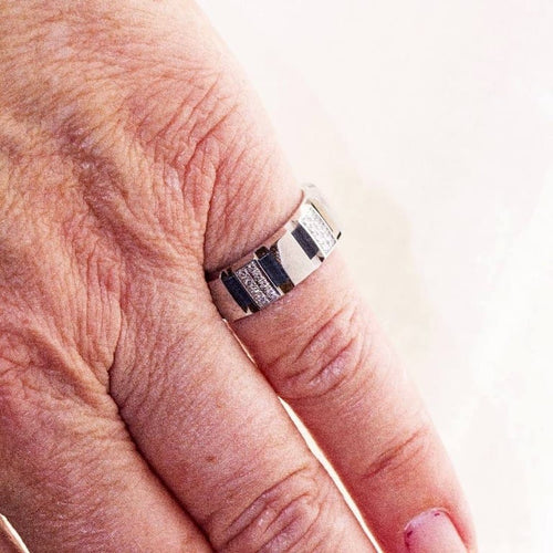 Bague 53.5 Chaumet Class One - Bague en or blanc 18 carats 58 Facettes D361637UZ