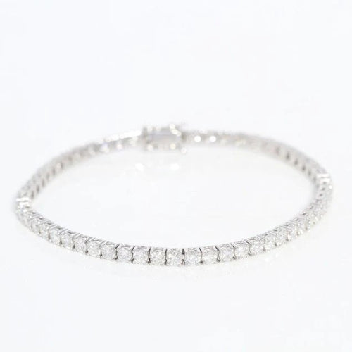 Bracelet Bracelet rivière en or blanc 18 carats et diamants 6,04 ct 58 Facettes D361680CG
