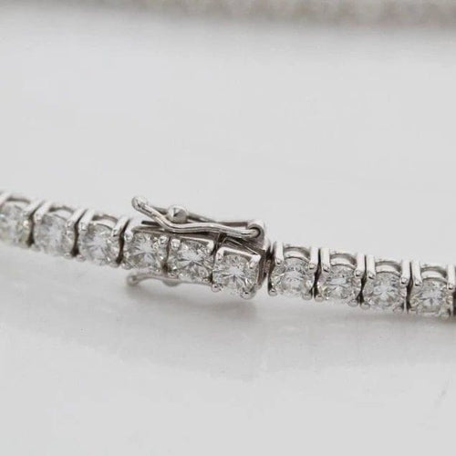 Bracelet Bracelet rivière en or blanc 18 carats et diamants 6,04 ct 58 Facettes D361680CG
