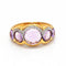 Bague 55 Bague en or rose 18 carats avec améthyste et diamants 58 Facettes D361639UZ