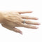 Bague 53.5 Alliance - Bague en or blanc 18 carats et diamants 58 Facettes D362766RR