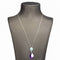 Collier Collier persan en or blanc 18 carats avec turquoise, diamant et améthyste 58 Facettes D362788JE