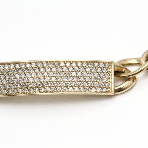 Bracelet DON'TFORGETME - Bracelet unisexe en or jaune 18 carats et diamants 58 Facettes D363123CG