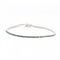 Bracelet Bracelet rivière en or blanc 18 carats et émeraudes 58 Facettes D363126CG