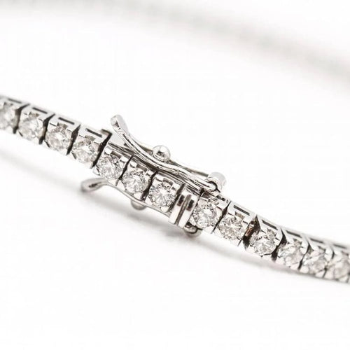 Bracelet Bracelet Rivière en or blanc 18 carats et diamants 58 Facettes D363130CG