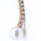 Boucles d'oreilles Boucles d’oreilles longues à perles en or jaune 18 ct et diamants 58 Facettes N102861LF