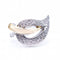 Boucles d'oreilles Boucles d'oreilles feuille bicolores en or rose et blanc 18 ct et diamants 58 Facettes N102864LF