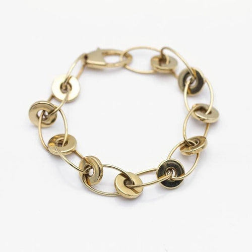 Bracelet Bracelet d’auteur en or jaune 18 ct 58 Facettes N102866LF